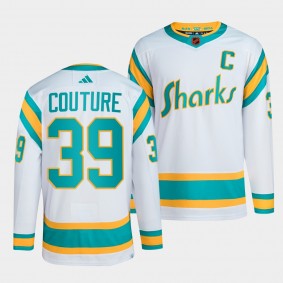 Reverse Retro 2.0 San Jose Sharks Logan Couture #39 White Authentic Primegreen Jersey 2022