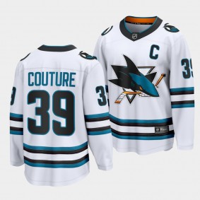 Logan Couture San Jose Sharks 2022-23 Away White The Evolve Jersey Men's