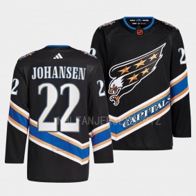 Reverse Retro 2.0 Lucas Johansen Washington Capitals Black #22 Authentic Primegreen Jersey 2022