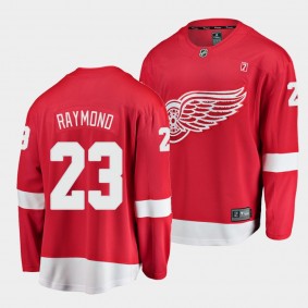 Lucas Raymond Detroit Red Wings 2021-22 Home Red Player Men Jersey