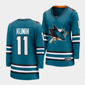 Luke Kunin Sharks 2022-23 Home Premier Breakaway Women Jersey