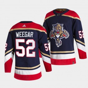 Florida Panthers MacKenzie Weegar Reverse Retro #52 Navy Jersey Special Edition