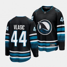 San Jose Sharks Marc-Edouard Vlasic 2023-24 Cali Fin 3rd Alternate Black Breakaway Player Jersey Men's