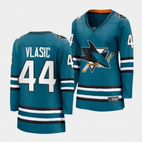 Marc-Edouard Vlasic Sharks 2022-23 Home Premier Breakaway Women Jersey