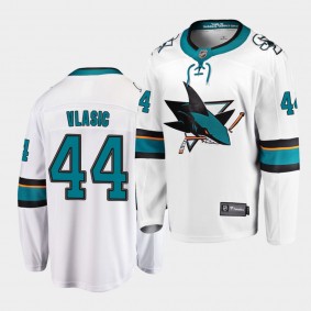 Marc-Edouard Vlasic #44 Sharks Breakaway Away Men's Jersey