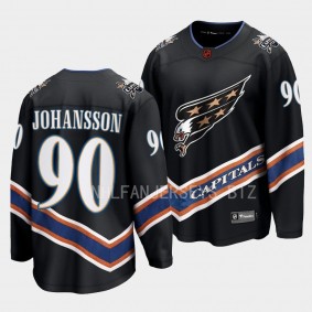 Washington Capitals Marcus Johansson Special Edition 2.0 2022 Black Breakaway Retro Jersey Men's