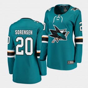 Marcus Sorensen Sharks #20 Breakaway Home Jersey