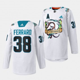 2023 Los Tiburones Mario Ferraro San Jose Sharks White #38 Special Jersey