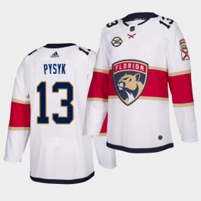 Mark Pysyk #13 Panthers 2018 Breakaway Away Men's Jersey