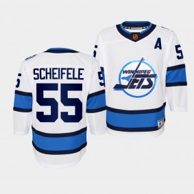 Winnipeg Jets Mark Scheifele 2022 Special Edition 2.0 White #55 Youth Jersey Retro