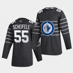 Mark Scheifele #55 Winnipeg Jets 2020 NHL All-Star Game Gray Authentic Jersey