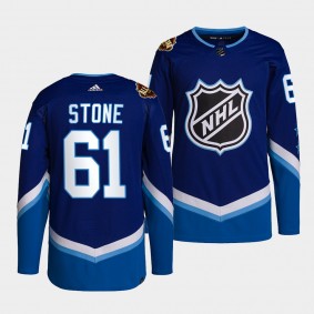 Golden Knights 2022 NHL All-Star Mark Stone #61 Blue Jersey Authentic Primegreen