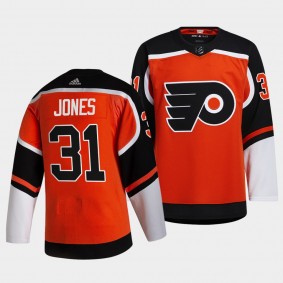 Martin Jones #31 Flyers 2021 Reverse Retro Orange Jersey