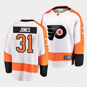 Martin Jones Philadelphia Flyers 2021 Away White Player Men Jersey