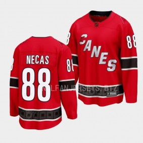 Carolina Hurricanes Martin Necas Special Edition 2.0 2022 Red Breakaway Retro Jersey Men's