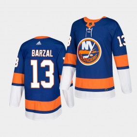 Mathew Barzal #13 Islanders Authentic Home Men's Jersey