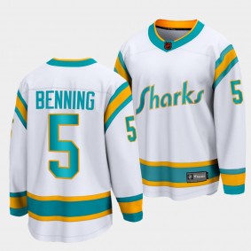 Matt Benning San Jose Sharks 2022 Special Edition 2.0 White Breakaway Player Jersey Men's