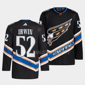 Reverse Retro 2.0 Matt Irwin Washington Capitals Black #52 Authentic Primegreen Jersey 2022