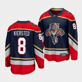 Matt Kiersted Florida Panthers 2021 Reverse Retro Blue Men's Jersey