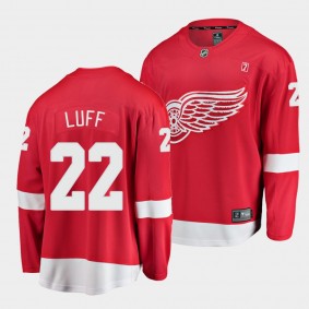 Matt Luff Detroit Red Wings Home Red Breakaway Player Jersey Men's