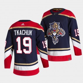 Matthew Tkachuk #19 Panthers 2022 Reverse Retro Authentic Navy Jersey