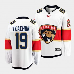 Matthew Tkachuk Florida Panthers 2022 Away White Breakaway Player Jersey Men