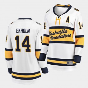 Women's Mattias Ekholm Predators #14 2020 Winter Classic Breakaway Player Jersey