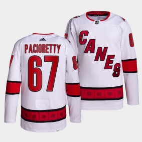 Carolina Hurricanes 2022 Primegreen Authentic Max Pacioretty #67 White Jersey Away