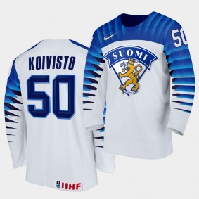 Miika Koivisto 2020 IIHF World Championship White Home Jersey