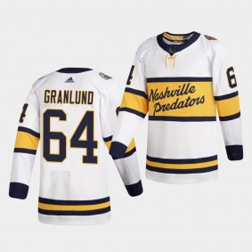 Mikael Granlund #64 Predators 2020 Winter Classic Authentic White Jersey