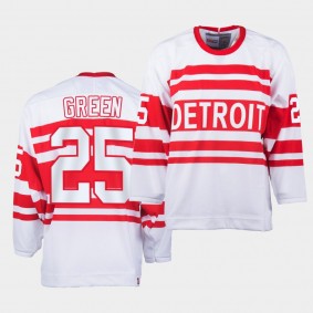 Mike Green #25 Detroit Red Wings Retro Vintage White Jersey