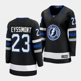 Mikey Eyssimont Tampa Bay Lightning 2023-24 Alternate Women Premier Breakaway 23 Jersey