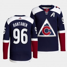 Mikko Rantanen Avalanche Alternate Navy Jersey #96 Primegreen Authentic Pro