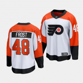 Morgan Frost Philadelphia Flyers 2023-24 Away White #48 Premier Jersey Men's