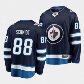 Nate Schmidt Winnipeg Jets 2021 Home 88 Jersey Navy Player