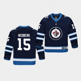 Youth Jersey Anders Hedberg #15 Winnipeg Jets Replica Player Home Jets