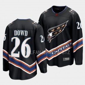 Washington Capitals Nic Dowd Special Edition 2.0 2022 Black Breakaway Retro Jersey Men's