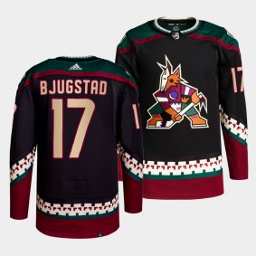 Nick Bjugstad Coyotes 2022 Primegreen Authentic Black Jersey #17 Home