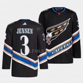 Reverse Retro 2.0 Nick Jensen Washington Capitals Black #3 Authentic Primegreen Jersey 2022