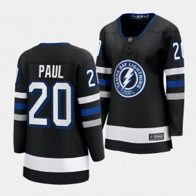 Nick Paul Tampa Bay Lightning 2023-24 Alternate Women Premier Breakaway 20 Jersey