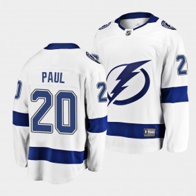 Nick Paul Tampa Bay Lightning 2022 Away White Player Jersey Men