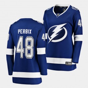 Nick Perbix Tampa Bay Lightning Home Women Breakaway Player 48 Jersey