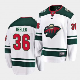 Nick Seeler #36 Wild Breakaway Away Men's Jersey