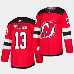 Nico Hischier #13 Devils 2018 Home Men's Jersey