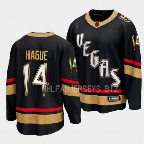 Nicolas Hague Vegas Golden Knights 2022 Special Edition 2.0 Black Breakaway Player Jersey Men's