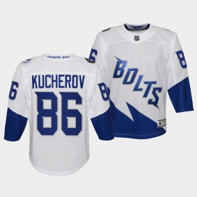 Nikita Kucherov Youth Jersey Lightning 2022 Stadium Series White Fanatics Jersey