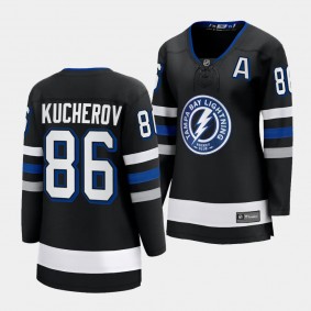 Nikita Kucherov Tampa Bay Lightning 2023-24 Alternate Women Premier Breakaway 86 Jersey