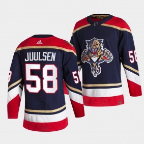 Noah Juulsen #58 Panthers 2021 Reverse Retro Special Edition Navy Jersey