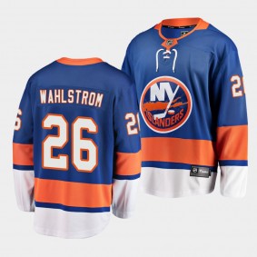 Oliver Wahlstrom New York Islanders 2021-22 Home Royal Player Men Jersey