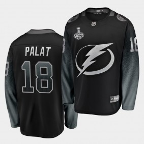 Tampa Bay Lightning Ondrej Palat 2020 Stanley Cup Final Bound Alternate Black Jersey